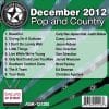 Karaoke Korner - December 2012 Pop and Country Hits Volume B