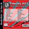 Karaoke Korner - February 2013 Pop and Country Hits Volume B