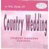 Karaoke Korner - COUNTRY WEDDING