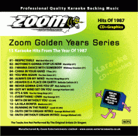 Karaoke Korner - Zoom Golden Years 1987