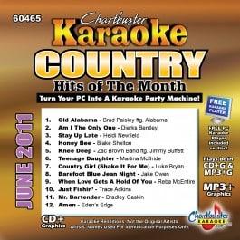 Karaoke Korner - June 2011 Country Hits