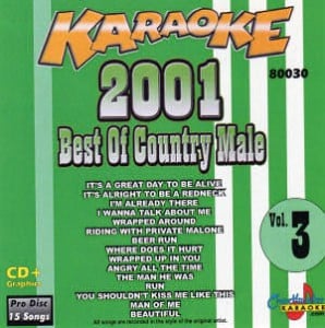 Karaoke Korner - Best Of Male Country 2001 Vol. 3