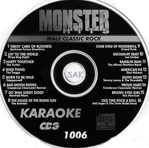 Karaoke Korner - Male Classic Rock