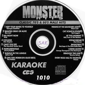 Karaoke Korner - Male 70-80s Classics