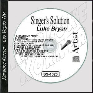 Karaoke Korner - Singer's Solution #1023 - Luke Bryan