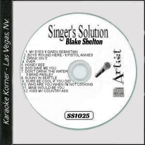 Karaoke Korner - Singer's Solution Artist #1025 - Blake Shelton