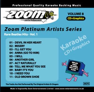 Karaoke Korner - Zoom Platinum Artists - Vol.8