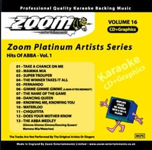 Karaoke Korner - Zoom Platinum Artists - Vol.16