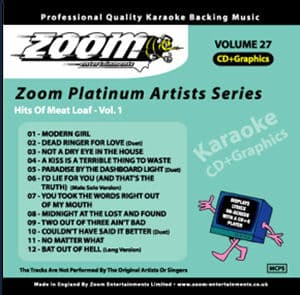 Karaoke Korner - Zoom Platinum Artists - Vol.27