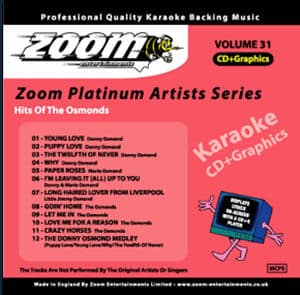 Karaoke Korner - Zoom Platinum Artists - Vol.31