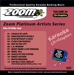 Karaoke Korner - Zoom Platinum Artists - Volume 35