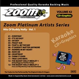 Karaoke Korner - Zoom Platinum Artists - Volume 42