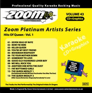 Karaoke Korner - Zoom Platinum Artists - Volume 43