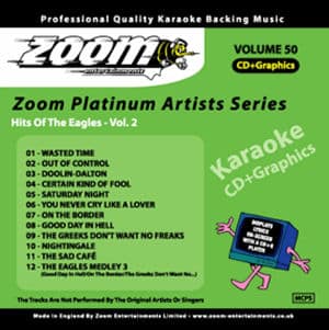 Karaoke Korner - Zoom Platinum Artists - Volume 50
