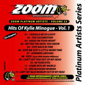 Karaoke Korner - Zoom Platinum Artists - Volume 53