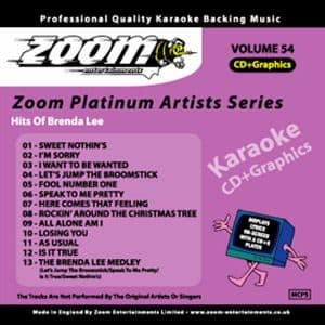 Karaoke Korner - Zoom Platinum Artists - Volume 54