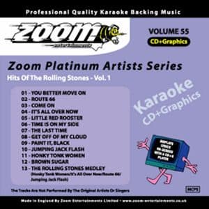 Karaoke Korner - Zoom Platinum Artists - Volume 55