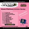 Karaoke Korner - Zoom Platinum Artists - Volume 57