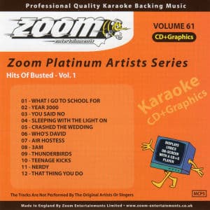 Karaoke Korner - Zoom Platinum Artists - Volume 61