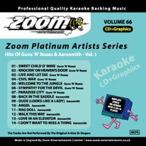 Karaoke Korner - Zoom Platinum Artists - Volume 66