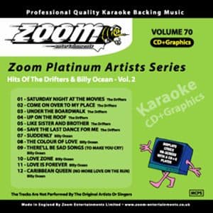 Karaoke Korner - Zoom Platinum Artists - Volume 70