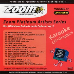 Karaoke Korner - Zoom Platinum Artists - Volume 77