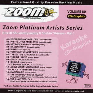 Karaoke Korner - Zoom Platinum Artists - Volume 80