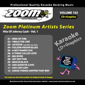 Karaoke Korner - Zoom Platinum Artists - Volume 102