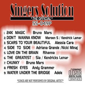 ss049 - Singers Solution Pop