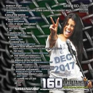 mrh160 - Mr Entertainer Karaoke Hits CDG Vol 160 - December 2017
