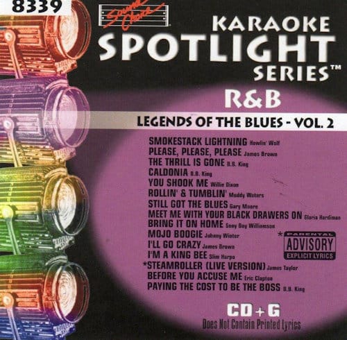 thumbnail image 2 of Legends Karaoke CD+G Vol-206 - Roadhouse Blues Series, 15 Tracks, Standard CD+G 2 of 2