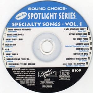 sc8109 - SPECIALTY SONGS VOL 1