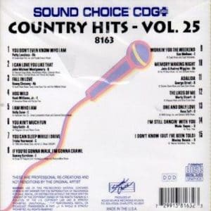 sc8163 - Country Hits V 25