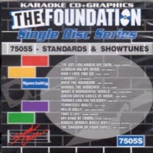 sc7505S - The Foundation Single Disc Series Standards & Showtunes