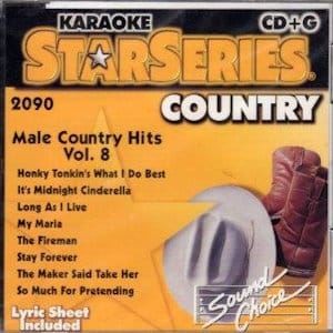 sc2090 - MALE COUNTRY HITS   VOL 8