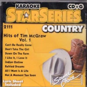 sc2111 - Hits Of Tim McGraw vol 1