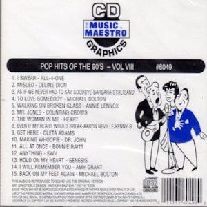 mm6049 - Pop Hits Of The 90's vol VIII