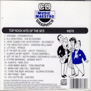 mm6078 - Top Rock Hits Of The 90's