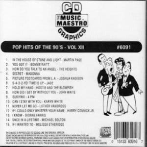 mm6091 - Pop Hits Of The 90's vol XII