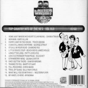 MM6168 - Country Hits Of The 90's - Vol. 44