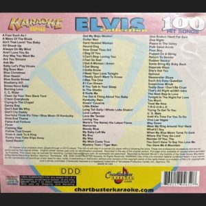 Chartbuster Karaoke - Elvis - 100 Hit Songs - BACK